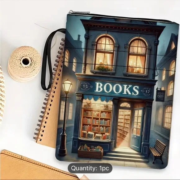 Charming Bookstore Tablet Case or book sleeve - Picture 4 of 4
